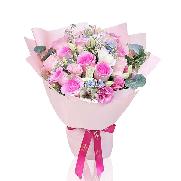 Fresh Flower Bouquet - Pink Rose