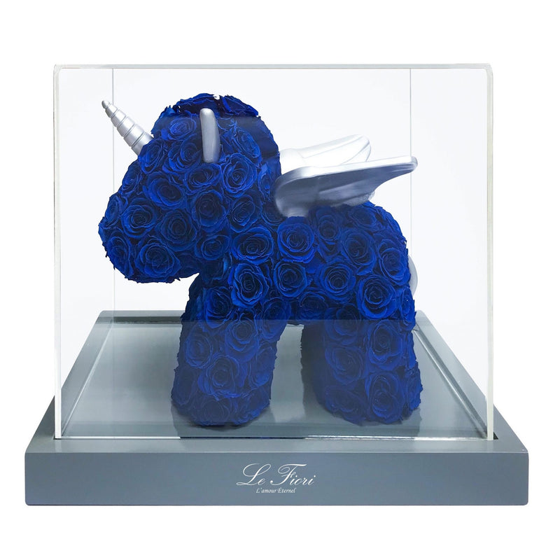 Preserved Rose Baby Unicorn - Diamond Blue Rose - Le Fiori