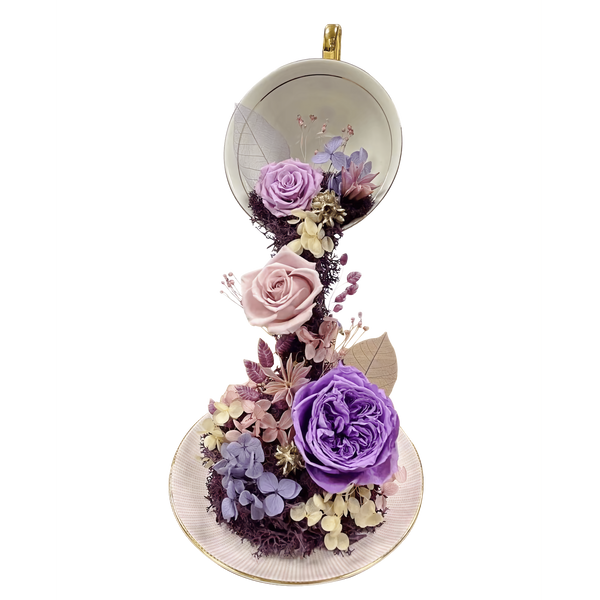 Fiori Arte -  Purple Rose Latte - Le Fiori