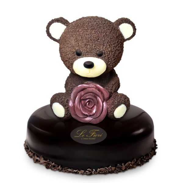 FIori Dolce - Fiori Bear Pistachio Dark Chocolate Cake (3lbs)