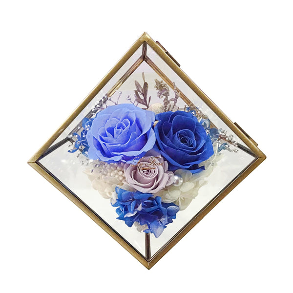 Home Décor - Garden Rose & Peachck Blue Rose - Le Fiori